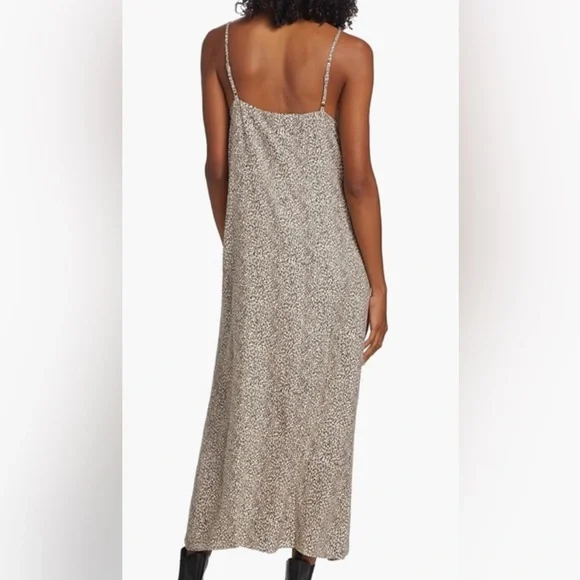 LN Jenni Kayne perfect fitting womens cream leopard slipdress, viscose size XXL - Picture 4 of 14